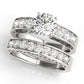 Channel Set Single Row Engagement Ring