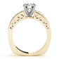 Channel Set Single Row Engagement Ring