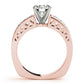 Channel Set Single Row Engagement Ring