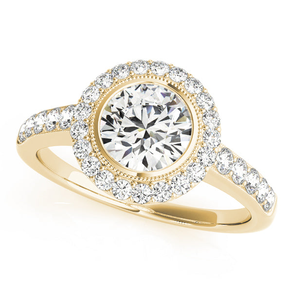 ENGAGEMENT RINGS HALO ROUND