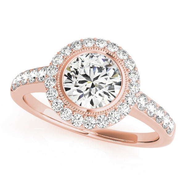 ENGAGEMENT RINGS HALO ROUND