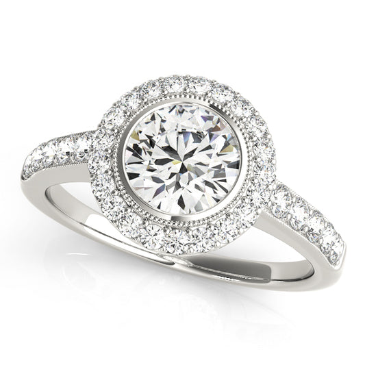 ENGAGEMENT RINGS HALO ROUND