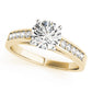 Single Row Prong In Channel Engagement Ring