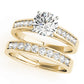 Single Row Prong In Channel Engagement Ring