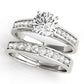 Single Row Prong In Channel Engagement Ring