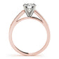 Single Row Prong In Channel Engagement Ring