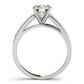 Single Row Prong In Channel Engagement Ring