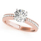 Channel Set Single Row Engagement Ring