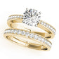 Channel Set Single Row Engagement Ring