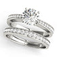 Channel Set Single Row Engagement Ring