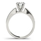 Channel Set Single Row Engagement Ring