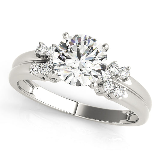 ENGAGEMENT RINGS CLUSTER SIDES