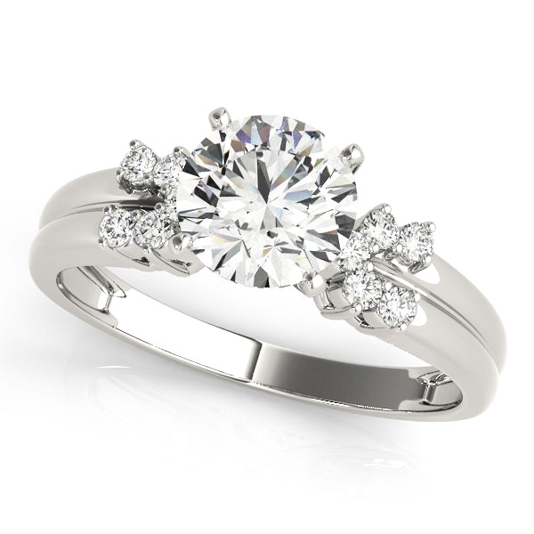 ENGAGEMENT RINGS CLUSTER SIDES