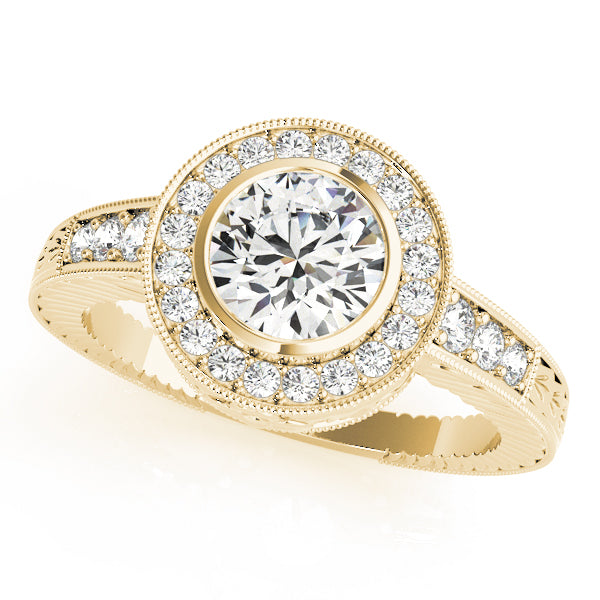 ENGAGEMENT RINGS HALO ROUND