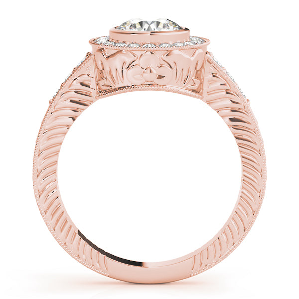 ENGAGEMENT RINGS HALO ROUND