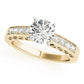 Channel Set Single Row Engagement Ring