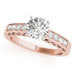 Channel Set Single Row Engagement Ring