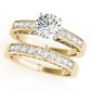 Channel Set Single Row Engagement Ring