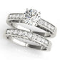 Channel Set Single Row Engagement Ring