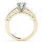 Channel Set Single Row Engagement Ring
