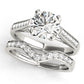 Channel Set Single Row Engagement Ring