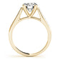 Channel Set Single Row Engagement Ring