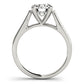 Channel Set Single Row Engagement Ring