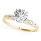 Round & Tapered Baguette Engagement Ring