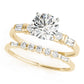 Round & Tapered Baguette Engagement Ring