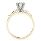 Round & Tapered Baguette Engagement Ring
