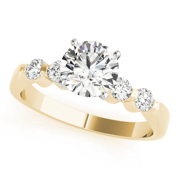 ENGAGEMENT RINGS SINGLE ROW PRONG