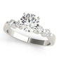 ENGAGEMENT RINGS SINGLE ROW PRONG