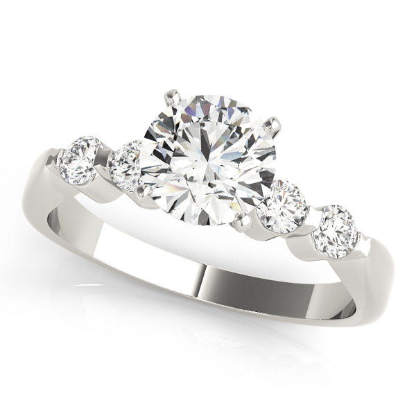 ENGAGEMENT RINGS SINGLE ROW PRONG