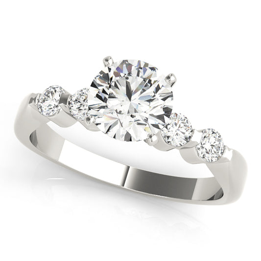 ENGAGEMENT RINGS SINGLE ROW PRONG