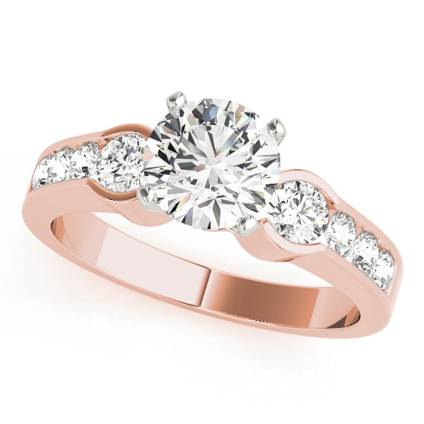 3-Stone Channel Set Engagement Ring