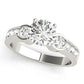 3-Stone Channel Set Engagement Ring