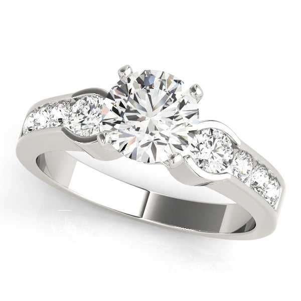 3-Stone Channel Set Engagement Ring