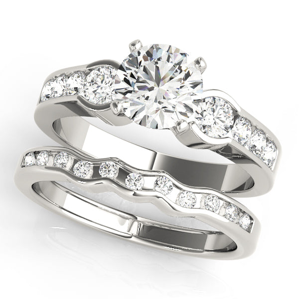 3-Stone Channel Set Engagement Ring
