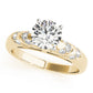 Antique Style Milgrain Engagement Ring