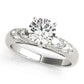 Antique Style Milgrain Engagement Ring