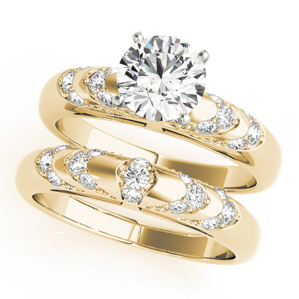 Antique Style Milgrain Engagement Ring