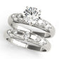Antique Style Milgrain Engagement Ring