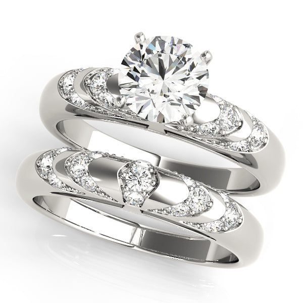 Antique Style Milgrain Engagement Ring