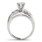 Antique Style Milgrain Engagement Ring