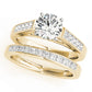 Single Row Fancy Shape Princess Cut Engagement Ring