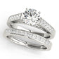 Single Row Fancy Shape Princess Cut Engagement Ring