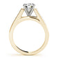 Single Row Fancy Shape Princess Cut Engagement Ring