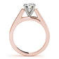 Single Row Fancy Shape Princess Cut Engagement Ring