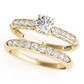 Single Row Channel Set Engagement Ring
