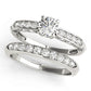 Single Row Channel Set Engagement Ring